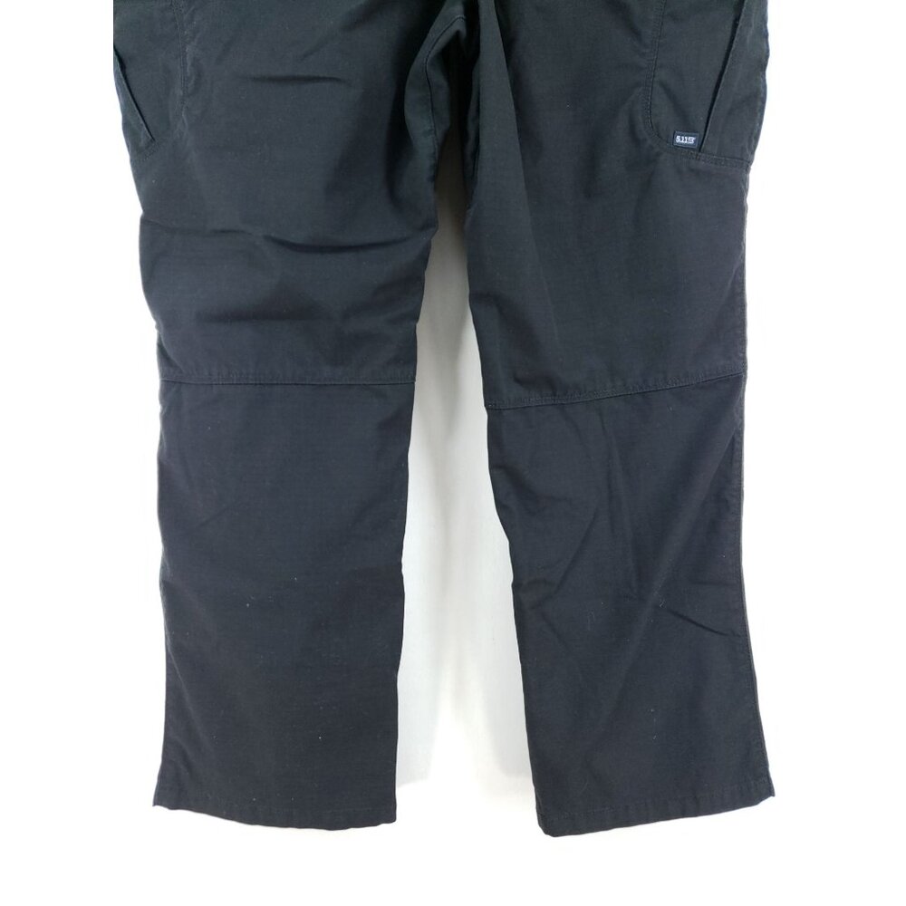 5.11 Tactical Utility Pants Mens Size 42x29 Black Polyester Blend High-Rise - Picture 2 of 9